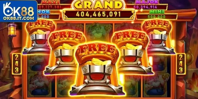 Tham Gia Game Nổ Hũ Đổi Thưởng Ok88 Trải Nghiệm Kịch Tính 4 Tham gia Thần Tài Giáng Lâm có Jackpot khủng