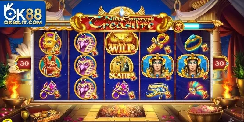 Game Slot Uy Tín OK88 - Nơi Hội Tụ Những Siêu Phẩm Jackpot 4 Khám phá nền văn minh cổ đại với Viên Ngọc Báu Vật