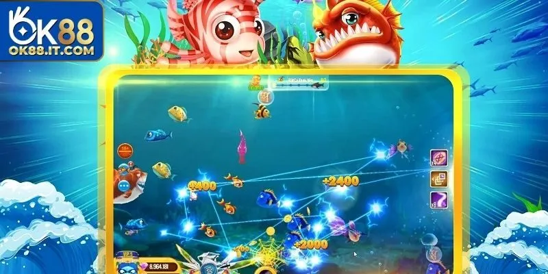 Máy bắn cá hiện đã có phiên bản online trên Ok88
